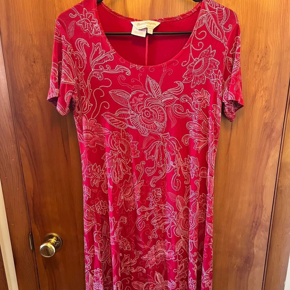 Unbranded Women's Red and Pink Dress